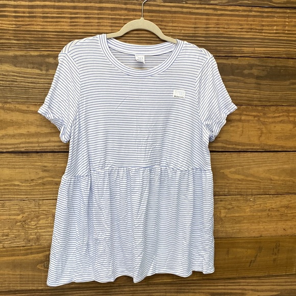 Maternity Babydoll Short Sleeve T-shirt - Picture 10 of 11